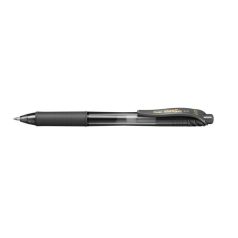   PENTEL Zseléstoll, 0,35 mm, nyomógombos, PENTEL "EnerGelX BL107", fekete