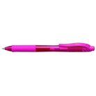 PENTEL Zseléstoll, 0,35 mm, nyomógombos, PENTEL "EnerGelX BL107", rózsaszín