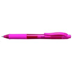   PENTEL Zseléstoll, 0,35 mm, nyomógombos, PENTEL "EnerGelX BL107", rózsaszín