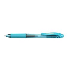   PENTEL Zseléstoll, 0,35 mm, nyomógombos, PENTEL "EnerGelX BL107", türkiz