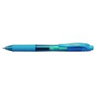 PENTEL Zseléstoll, 0,35 mm, nyomógombos, PENTEL "EnerGelX BL107", világoskék