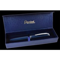   PENTEL Rollertoll, 0,35 mm, rotációs, diplomatakék tolltest, PENTEL "EnerGel BL-2007" kék