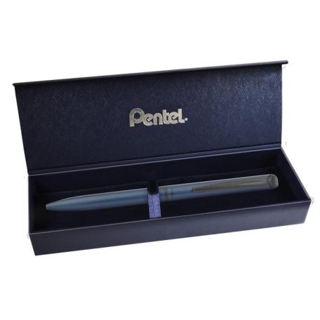 PENTEL Zseléstoll, 0,35 mm, rotációs, matt kék tolltest, PENTEL "EnerGel BL-2507" kék
