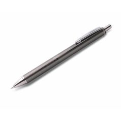   PENTEL Zseléstoll, 0,35 mm, nyomógombos, antracit tolltest, PENTEL "EnerGel BL-407" fekete, ajándék kék tollbetéttel