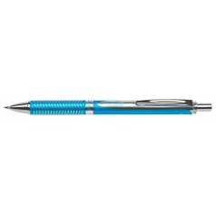   PENTEL Rollertoll, 0,35 mm, nyomógombos, égszínkék tolltest, PENTEL "EnerGel BL-407" kék