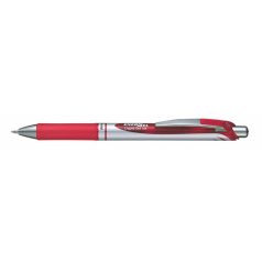   PENTEL Zseléstoll, 0,35 mm, nyomógombos, PENTEL "EnerGel BL77", piros