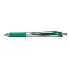   PENTEL Zseléstoll, 0,35 mm, nyomógombos, PENTEL "EnerGel BL77", zöld