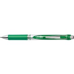   PENTEL Zseléstoll, 0,35 mm, nyomógombos, PENTEL "EnerGel BL77", zöld