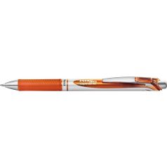   PENTEL Zseléstoll, 035 mm, nyomógombos, PENTEL "EnerGel BL77", narancs