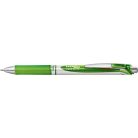 PENTEL Zseléstoll, 035 mm, nyomógombos, PENTEL "EnerGel BL77", világoszöld