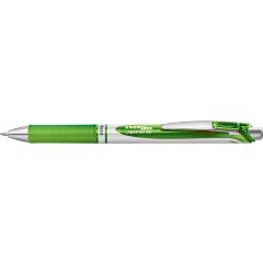   PENTEL Zseléstoll, 035 mm, nyomógombos, PENTEL "EnerGel BL77", világoszöld