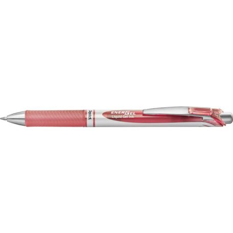 PENTEL Zseléstoll, 035 mm, nyomógombos, PENTEL "EnerGel BL77", korall