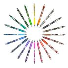 PENTEL Zseléstoll, 035 mm, nyomógombos, PENTEL "EnerGel BL77", korall