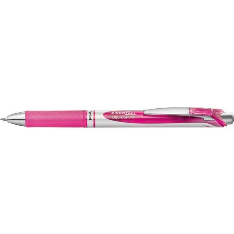 PENTEL Zseléstoll, 035 mm, nyomógombos, PENTEL "EnerGel BL77", pink