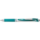 PENTEL Zseléstoll, 035 mm, nyomógombos, PENTEL "EnerGel BL77", türkíz
