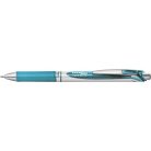 PENTEL Zseléstoll, 035 mm, nyomógombos, PENTEL "EnerGel BL77", világoskék