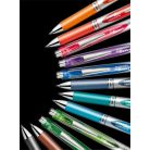 PENTEL Zseléstoll, 035 mm, nyomógombos, PENTEL "EnerGel BL77", világoskék