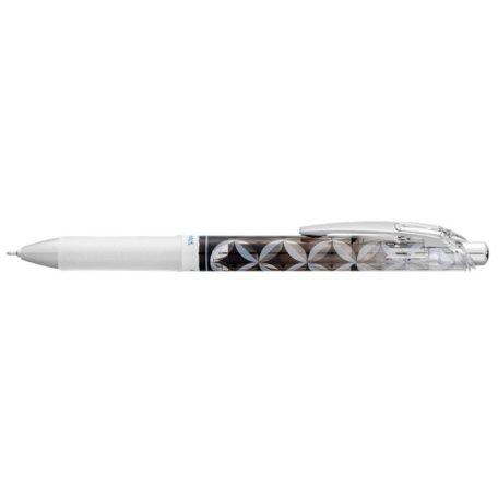 PENTEL Zseléstoll, 0,25 mm, nyomógombos, PENTEL "EnerGel BLN75 Kiriko, Shippou", kék