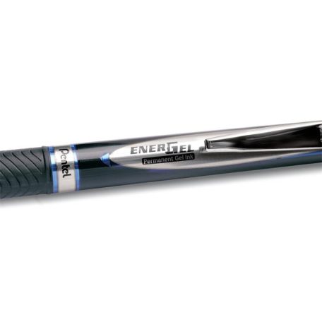 PENTEL Zseléstoll, 0,35 mm, nyomógombos, PENTEL "EnerGel BLP77", kék