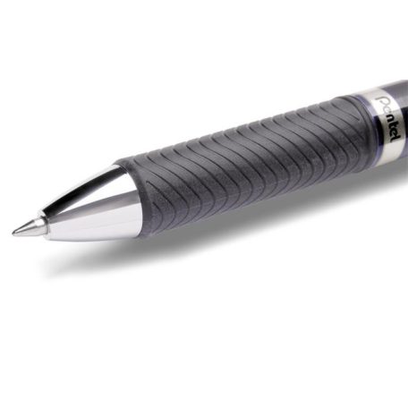 PENTEL Zseléstoll, 0,35 mm, nyomógombos, PENTEL "EnerGel BLP77", kék