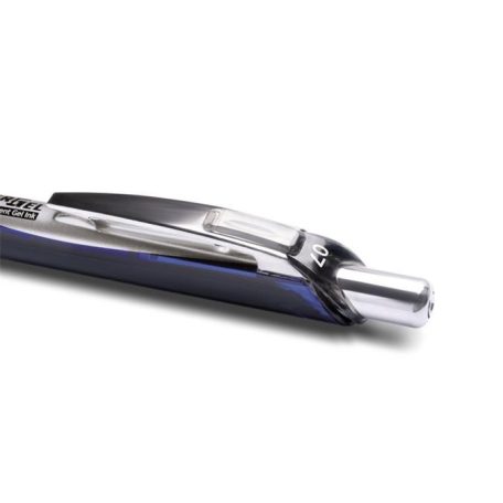 PENTEL Zseléstoll, 0,35 mm, nyomógombos, PENTEL "EnerGel BLP77", kék