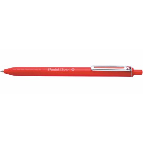 PENTEL Golyóstoll, 0,35 mm, nyomógombos, PENTEL "iZee", piros