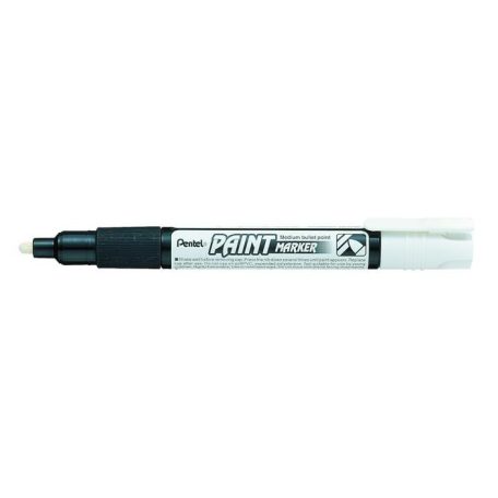 PENTEL Lakkmarker, 2 mm, kúpos, PENTEL "MMP20", fehér