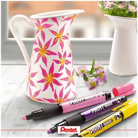 PENTEL Lakkmarker, 2 mm, kúpos, PENTEL "MMP20", fehér