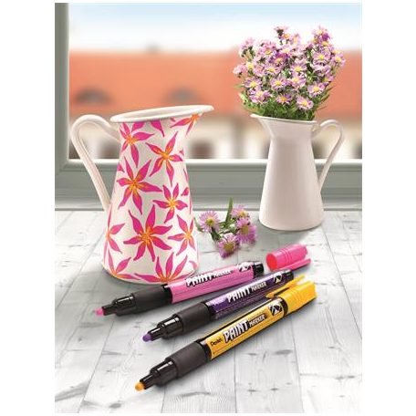 PENTEL Lakkmarker, 2 mm, kúpos, PENTEL "MMP20", fekete