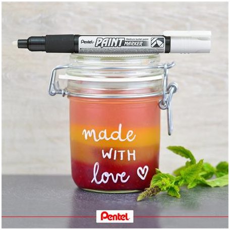 PENTEL Lakkmarker, 2 mm, kúpos, PENTEL "MMP20", sárga