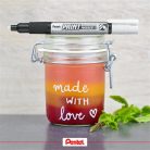 PENTEL Lakkmarker, 2 mm, kúpos, PENTEL "MMP20", zöld