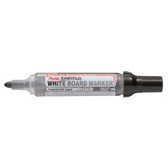   PENTEL Táblamarker, 6 mm, kúpos hegy, PENTEL "Easyflo", fekete