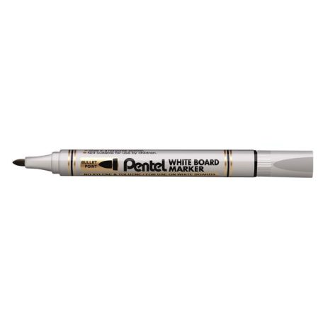 PENTEL Táblamarker, 2 mm, kúpos hegy, PENTEL, fekete