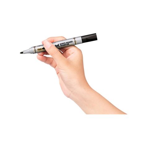 PENTEL Táblamarker, 2 mm, kúpos hegy, PENTEL, fekete
