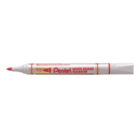 PENTEL Táblamarker, 2 mm, kúpos hegy, PENTEL, piros