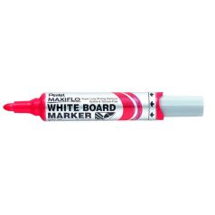   PENTEL Táblamarker, 2,5 mm, kúpos, PENTEL "Maxiflo MWL5M", piros