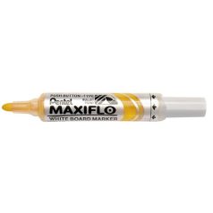   PENTEL Táblamarker, 2,5 mm, kúpos, PENTEL "Maxiflo MWL5M", sárga