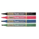 PENTEL Alkoholos marker, 0,6-4,5 mm, vágott, PENTEL "N860", fekete