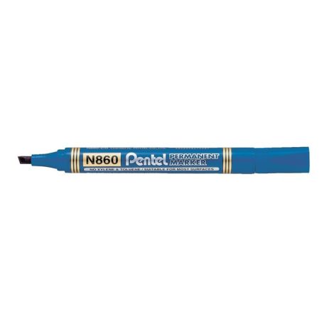 PENTEL Alkoholos marker, 0,6-4,5 mm, vágott, PENTEL "N860", kék