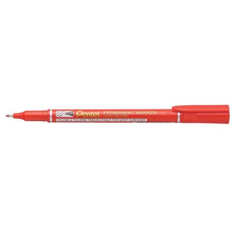 PENTEL Alkoholos marker, 0,5 mm, PENTEL "NF450", piros