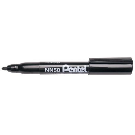 PENTEL Alkoholos marker, 1,3 mm, kúpos, PENTEL "NN50", fekete