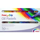 PENTEL Olajpasztell kréta, PENTEL, "Arts", 50 különböző szín