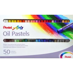   PENTEL Olajpasztell kréta, PENTEL, "Arts", 50 különböző szín