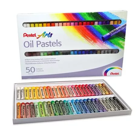 PENTEL Olajpasztell kréta, PENTEL, "Arts", 50 különböző szín