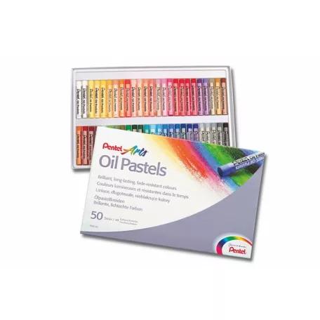PENTEL Olajpasztell kréta, PENTEL, "Arts", 50 különböző szín