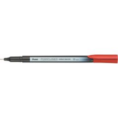 PENTEL Tűfilc, 0,4 mm, PENTEL "Pointliner", piros