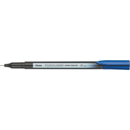 PENTEL Tűfilc, 0,4 mm, PENTEL "Pointliner", sötétkék