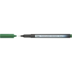   PENTEL Tűfilc, 0,4 mm, PENTEL "Pointliner", fenyőzöld
