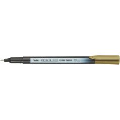   PENTEL Tűfilc, 0,4 mm, PENTEL "Pointliner", aranybarna