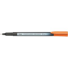   PENTEL Tűfilc, 0,4 mm, PENTEL "Pointliner", narancssárga